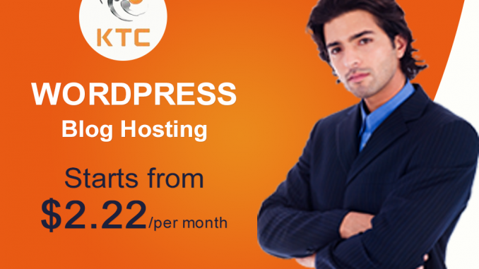 KTCHost Wordpress Blog Hosing